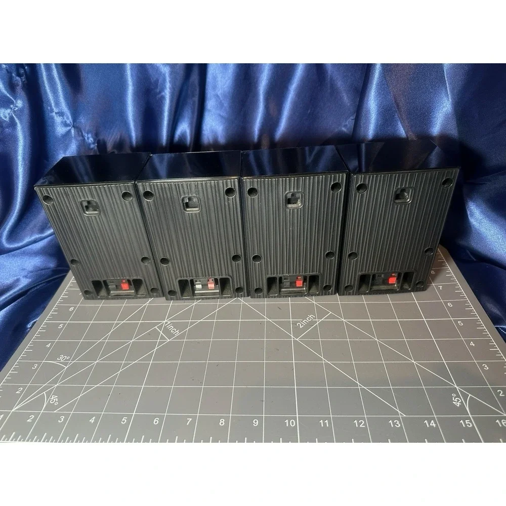 4 Samsung Black PS-DS2 Satellite Speakers Home Theater Surround Sound Tested